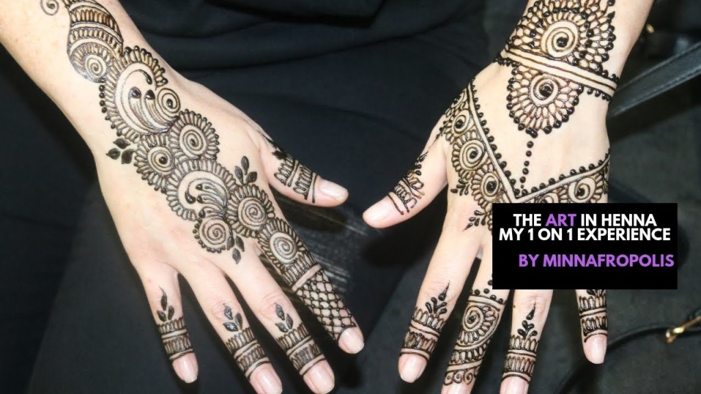 The Art in Henna : 1 on 1 experience